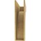 Ekena Millwork 9"W x 36"D x 36"H Thin Huntington Rough Cedar Woodgrain TimberThane Corbel, Primed Tan CORUR09X36X36HUNRCPR - alternate 2